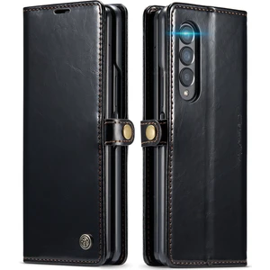 Retro Tarzı Cüzdan Kılıf Samsung Galaxy Z Fold4 ile Uyumlu