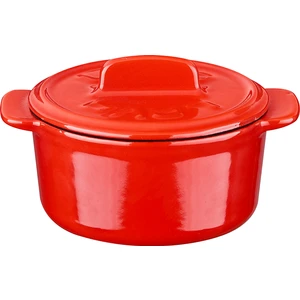Döküm Mini Tencere  Çap(Ø)9 Cm. - Kırmızı