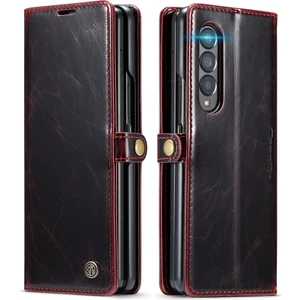 Retro Tarzı Cüzdan Kılıf Samsung Galaxy Z Fold4 ile Uyumlu