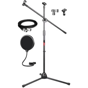 Ms06 Mikrofon Standı + Pop Filtre + XLR Kablo