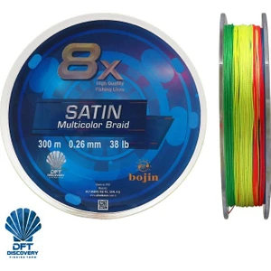 Dft Bojin 8x Satin M.color Ip Misina 0.26 mm 300 M
