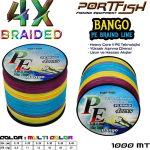 Bango 4 Kat Ip Misina 1000 mt Ebruli 0,40
