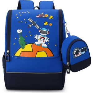 Just Casual Ilkokul Okul Çantası Erkek ve Kadın Çocuk Karikatür Anime Sırt Çantası Kore Versiyonu Yeni Çocuk Uzay Çantası (Yurt Dışından)