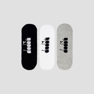 3 Pack No Show Socks M Siyah Beyaz Gri Erkek 3lü Çorap - D202534-975