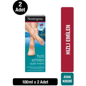 Norveç Formülü Hızlı Emilen Ayak Kremi 100 ml X2