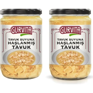 Tavuk Suyuna Haşlanmış Tavuk 660 ml 2'li