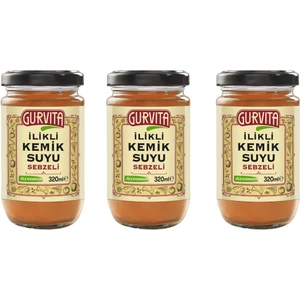 Ilikli Kemik Suyu Sebzeli 320 ml 3'lü