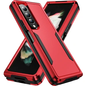 Galaxy Z Fold4 Pc + Tpu Telefon Kılıfı - Pembe (Yurt Dışından)