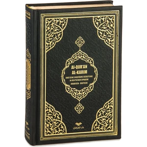 Almanca Mealli Kuran - Siyah