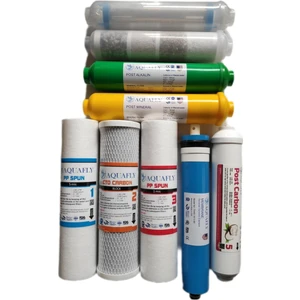 Su Arıtma Filtresi 9'lu Takım Arıtıcı Filtresi Yedek 10' Açık Kasa Uyumlu