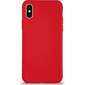 Apple iPhone x Kılıf Lansman Silikon Mat Yüzey Içi Kadife Kapak Tpu