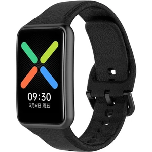 Oppo Watch Free Kordon Kayış Yumuşak Silikon Akıllı Bileklik Spor Kordon Siyah