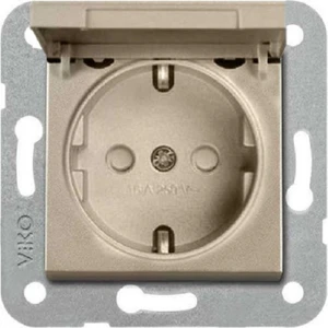 Artline Novella Trenda Bronz Kapaklı Topraklı Priz Çerçevesiz