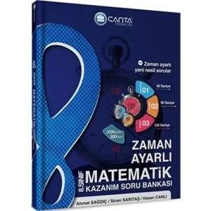 Çanta Yayınları 8. Sınıf Matematik Zaman Ayarlı Kazanım Soru Bankası