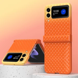 Zshskj Samsung Galaxy Z Flip3 5g  Için Gradyan Telefon Kılıfı - Turuncu (Yurt Dışından)