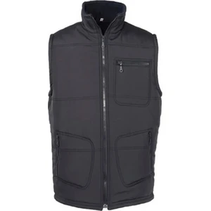 Içi Polarlı Iş Yeleği 3 Cepli Fermuarlı Şişme Anorak Yelek, Baba Yeleği