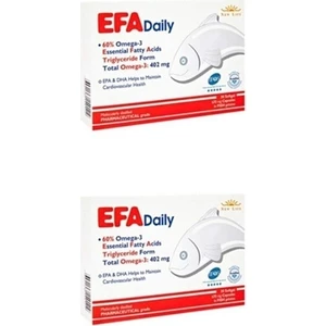 New Life Efa Daily Balık Yağı 30 Kapsül 2'Li Paket