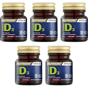 Vitamin D3 1000 Iu 120 Tablet 5'Li Paket