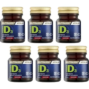 Vitamin D3 1000 Iu 120 Tablet 6'Lı Paket