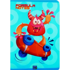 Formula A4 40 Yaprak Plastik Kapak Dikişli Defter- Kareli