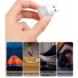 LED Gece Işık Mini USB LED Işık Dasıton Fiş USB LED