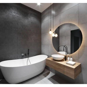 Dnr-MirrorDnr-Mirror 70 cm Günışığı Ledli Yuvarlak Banyo Aynası Tuvalet Aynası