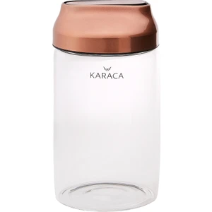 Dımple Cooper Vakumlu Cam Kavanoz Saklama Kabı M