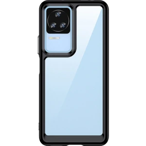 Xiaomi Poco F4 Shield Serisi Darbeye Dayanıklı Köşe Korumalı Yarı Esnek Plastik Tpu Kılıf - Siyah