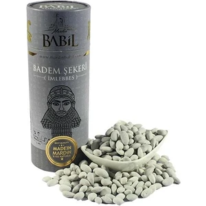 Sütlü  Badem Şekeri 800 Gr Silindir Kutu