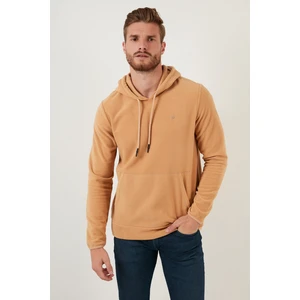 Slim Fit Kanguru Cepli Kapüşonlu Polar Erkek Polar 5906032