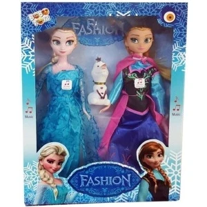 Rugala Avm Olaf ve Frozen Karlar Ülkesi Elsa Anna Müzikli Şarkı Söyleyen Bebek Frozen 32 x 24 cm - Rgl
