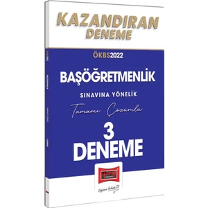 Yargı Yayınevi 2022 Başöğretmenlik Sınavına Yönelik Tamamı Çözümlü Kazandıran 3 Denem