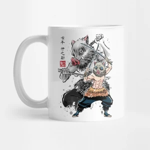 Demon Slayer Inosuke Sumi-E Kupa Bardak