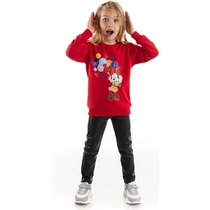 Minnie Mouse Lisanslı Kız Çocuk Sweatshirt