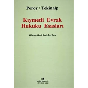 
kıymetli Evrak Hukuku Esasları