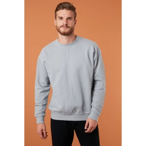 Regular Fit Bisiklet Yaka Pamuklu Sweat Erkek Sweat 59052721
