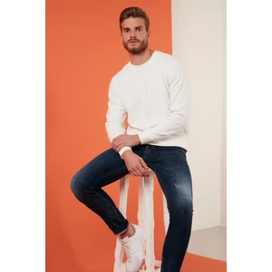 Regular Fit Bisiklet Yaka Pamuklu Sweat Erkek Sweat 5905313