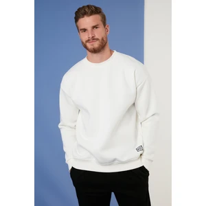 Regular Fit Bisiklet Yaka Pamuklu İçi Tüylü Yumuşak Şardonlu Sweat Erkek SWEAT 5905255