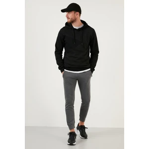 Regular Fit Kapüşonlu Pamuklu Sweat Erkek Sweat 5905285