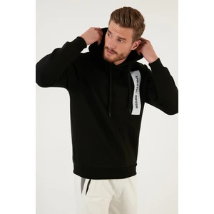 Regular Fit Kapüşonlu Pamuklu İçi Tüylü Yumuşak Şardonlu Sweat Erkek SWEAT 5905324