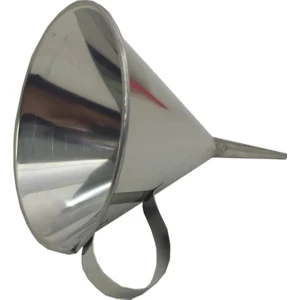 8 cm Kolonya Hunisi Paslanmaz Huni Laboratuar Huni Metal