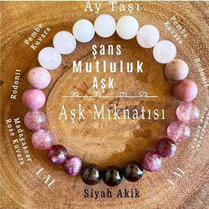 Sertifikalı   Aşk ve Şans Mıknatısı Bilekliği
