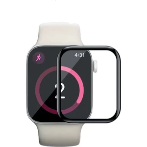 Apple Watch 7 45MM Ekran Koruyucu 3D Kavisli Full Kaplama Pmma