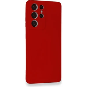 Samsung Galaxy S21 Ultra Kılıf Kamera Korumalı Lansman Silikon Kapak