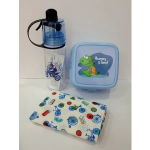 Çilek Home Avm Lisanslı Beslenme Kabı- Lisanslı Motorlu Plastik Matara Suluk- Sevimli Beslenme Örtüsü