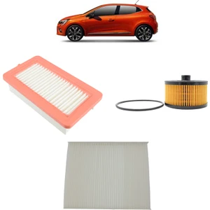 Renault Clio 5 3Lü Filtre Bakım Seti 1.0 1.3 tCe 2019 2021 KİT1069A