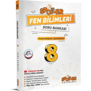 Spoiler Yayınları 8. Sınıf Fen Bilimleri Soru Bankası