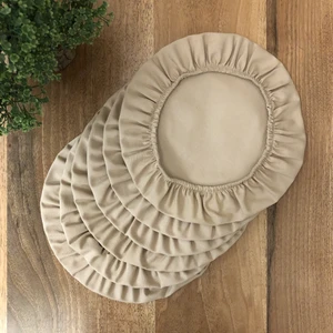 Amerikan Servis Supla Kılıfı Altın Renk Desen (6 Adet)