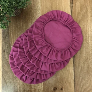 Amerikan Servis Supla Kılıfı Altın Renk Desen (6 Adet)
