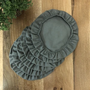 Amerikan Servis Supla Kılıfı Altın Renk Desen (6 Adet)